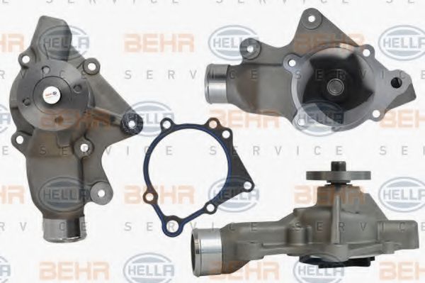 8MP 376 802-681 BEHR+HELLA+SERVICE Cooling System Water Pump
