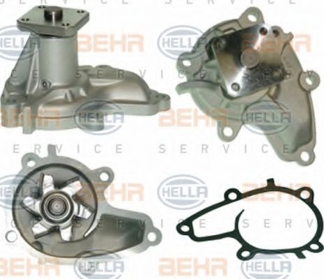 8MP 376 802-781 BEHR+HELLA+SERVICE Cooling System Water Pump