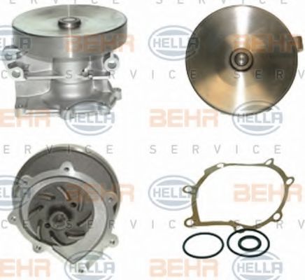8MP 376 803-011 BEHR+HELLA+SERVICE Cooling System Water Pump