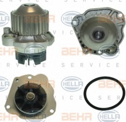 8MP 376 803-021 BEHR+HELLA+SERVICE Cooling System Water Pump