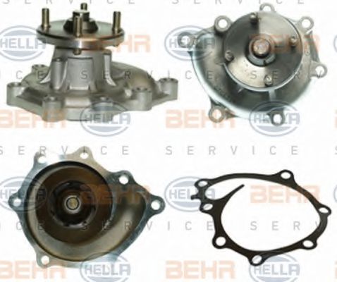 8MP 376 803-221 BEHR+HELLA+SERVICE Cooling System Water Pump