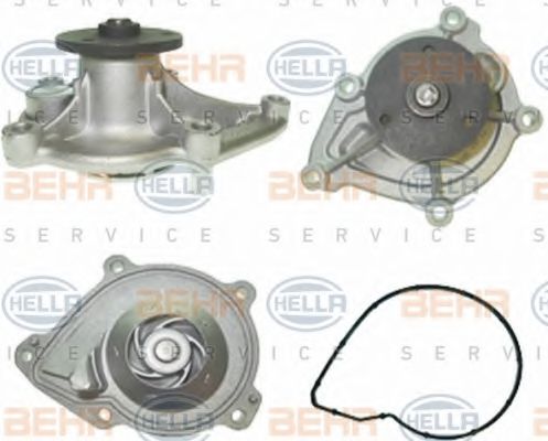 8MP 376 803-251 BEHR+HELLA+SERVICE Cooling System Water Pump