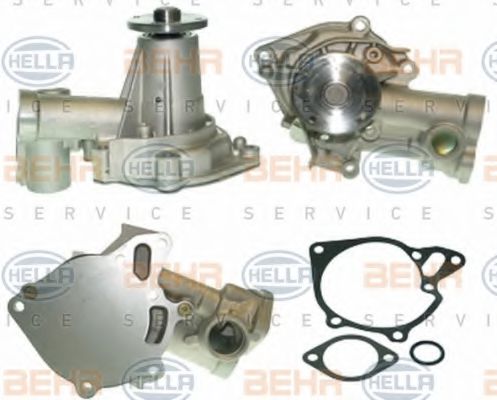 8MP 376 803-551 BEHR+HELLA+SERVICE Cooling System Water Pump