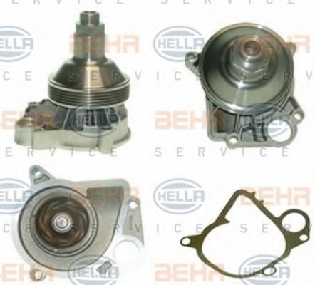 8MP 376 803-581 BEHR+HELLA+SERVICE Cooling System Water Pump