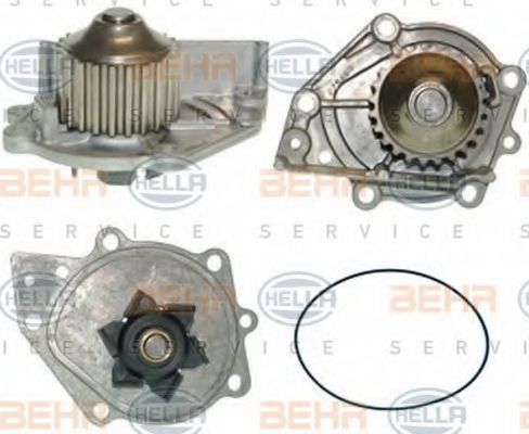 8MP 376 803-591 BEHR+HELLA+SERVICE Cooling System Water Pump