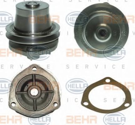 8MP 376 803-781 BEHR+HELLA+SERVICE Cooling System Water Pump