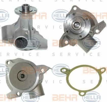 8MP 376 804-131 BEHR+HELLA+SERVICE Cooling System Water Pump