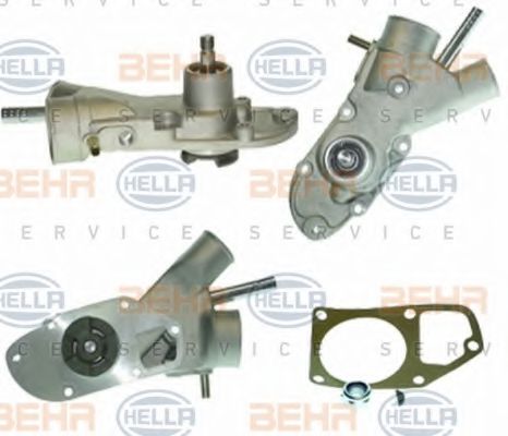 8MP 376 804-171 BEHR+HELLA+SERVICE Cooling System Water Pump
