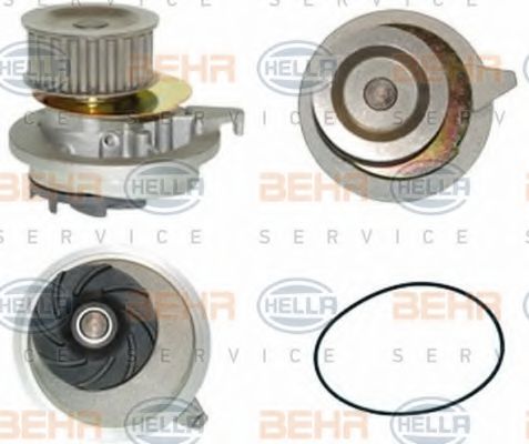 8MP 376 804-311 BEHR+HELLA+SERVICE Cooling System Water Pump