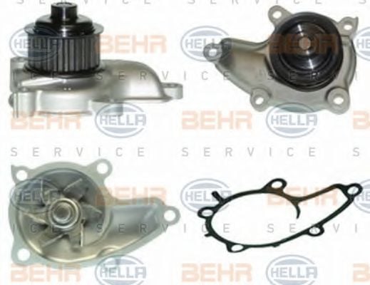 8MP 376 804-461 BEHR+HELLA+SERVICE Cooling System Water Pump