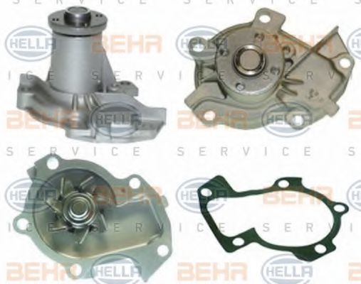 8MP 376 804-571 BEHR+HELLA+SERVICE Cooling System Water Pump
