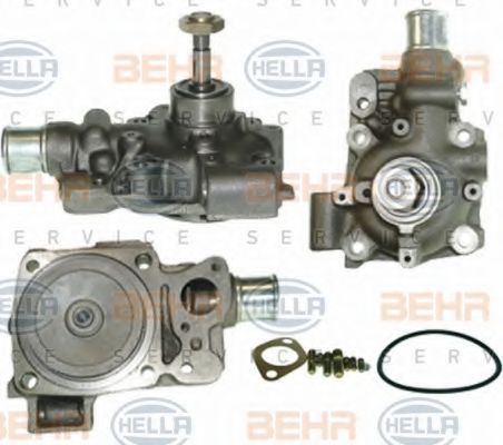 8MP 376 804-611 BEHR+HELLA+SERVICE Cooling System Water Pump