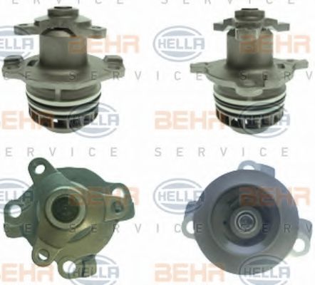 8MP 376 805-421 BEHR+HELLA+SERVICE Cooling System Water Pump