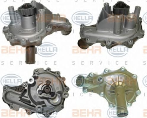 8MP 376 805-431 BEHR+HELLA+SERVICE Cooling System Water Pump