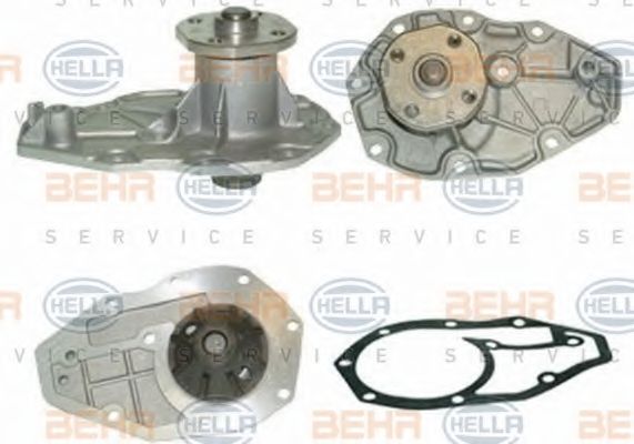 8MP 376 805-491 BEHR+HELLA+SERVICE Cooling System Water Pump