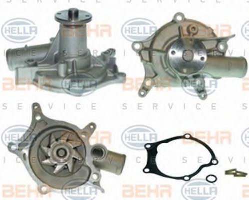 8MP 376 805-671 BEHR+HELLA+SERVICE Cooling System Water Pump
