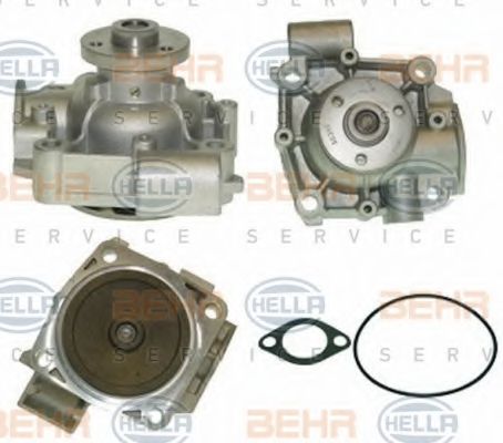 8MP 376 806-251 BEHR+HELLA+SERVICE Cooling System Water Pump