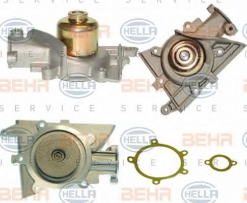 8MP 376 806-341 BEHR+HELLA+SERVICE Cooling System Water Pump