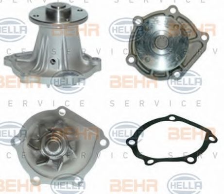 8MP 376 806-391 BEHR+HELLA+SERVICE Cooling System Water Pump