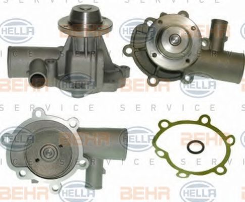 8MP 376 806-491 BEHR+HELLA+SERVICE Cooling System Water Pump