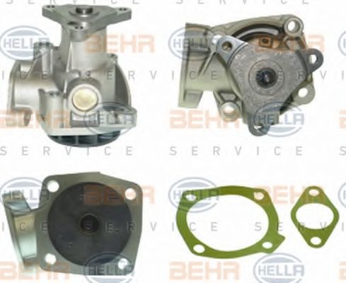8MP 376 806-791 BEHR+HELLA+SERVICE Cooling System Water Pump