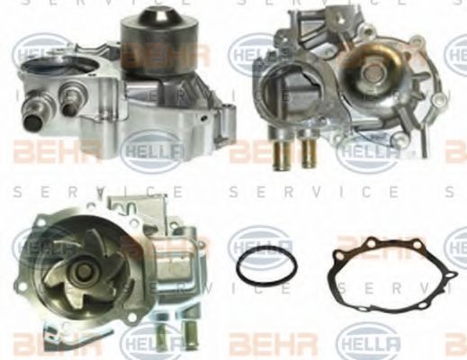 8MP 376 807-131 BEHR+HELLA+SERVICE Cooling System Water Pump