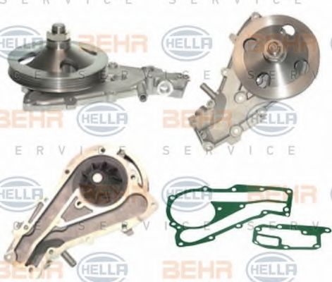 8MP 376 807-151 BEHR+HELLA+SERVICE Cooling System Water Pump