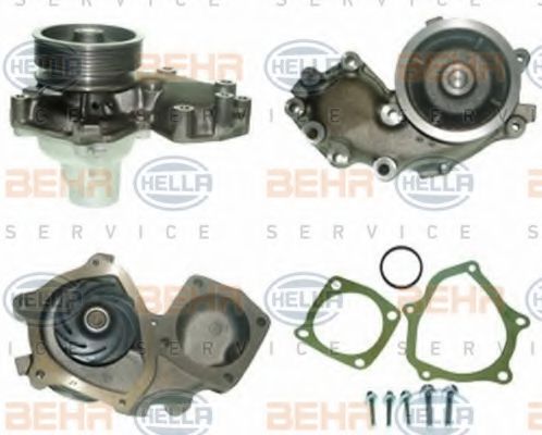 8MP 376 807-321 BEHR+HELLA+SERVICE Cooling System Water Pump