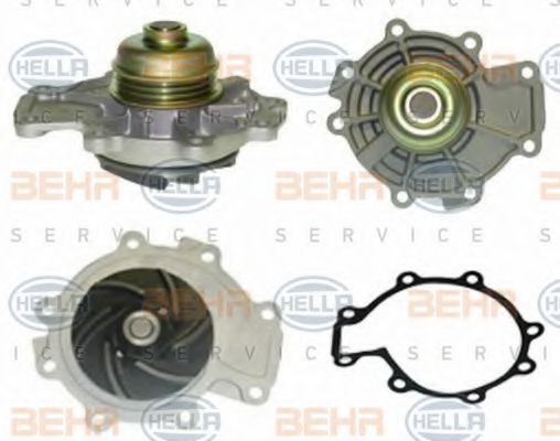 8MP 376 807-481 BEHR+HELLA+SERVICE Cooling System Water Pump