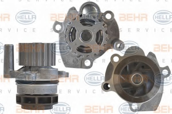 8MP 376 808-031 BEHR+HELLA+SERVICE Cooling System Water Pump