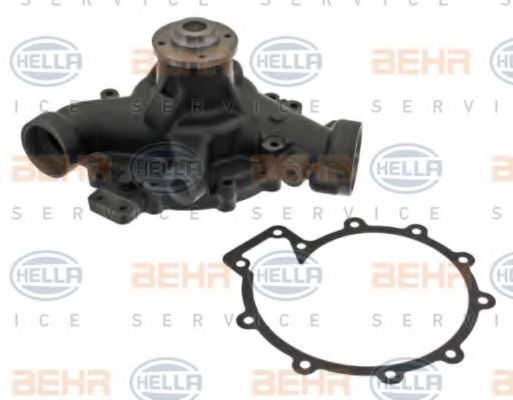 8MP 376 808-404 BEHR+HELLA+SERVICE Cooling System Water Pump