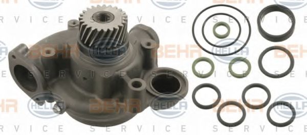 8MP 376 808-414 BEHR+HELLA+SERVICE Cooling System Water Pump