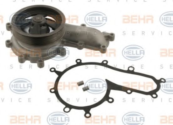 8MP 376 808-434 BEHR+HELLA+SERVICE Cooling System Water Pump