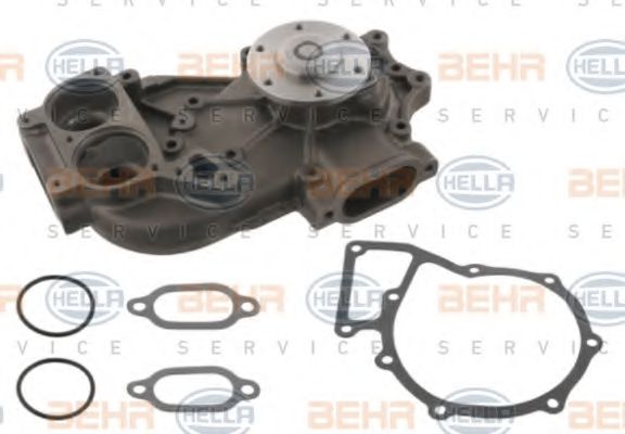 8MP 376 808-444 BEHR+HELLA+SERVICE Cooling System Water Pump