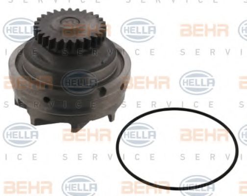 8MP 376 808-484 BEHR+HELLA+SERVICE Cooling System Water Pump