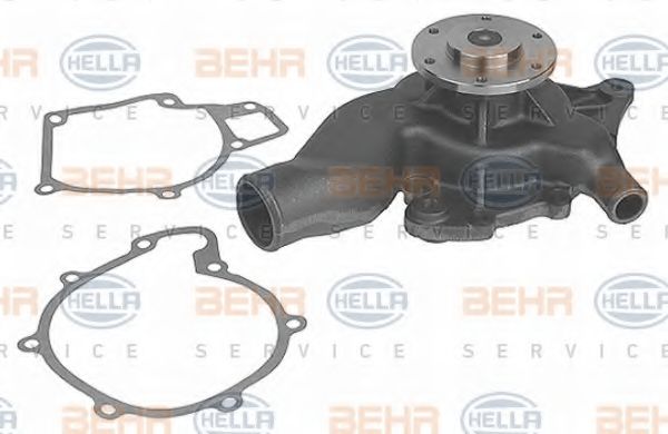 8MP 376 808-644 BEHR+HELLA+SERVICE Cooling System Water Pump