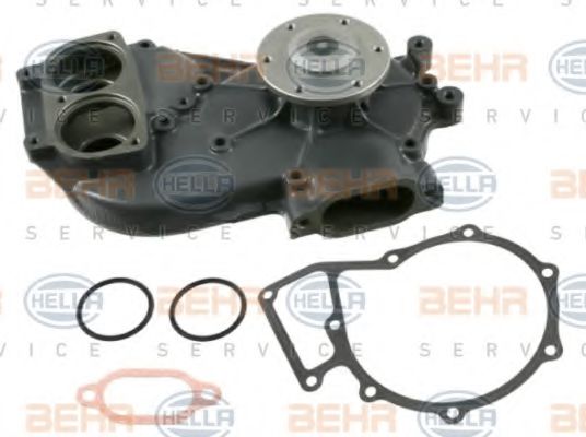 8MP 376 808-784 BEHR+HELLA+SERVICE Cooling System Water Pump