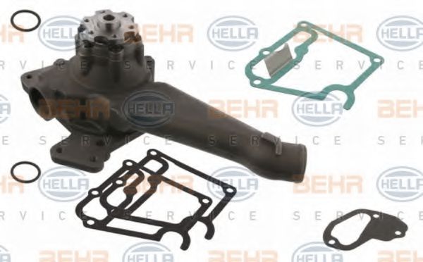 8MP 376 809-114 BEHR+HELLA+SERVICE Cooling System Water Pump
