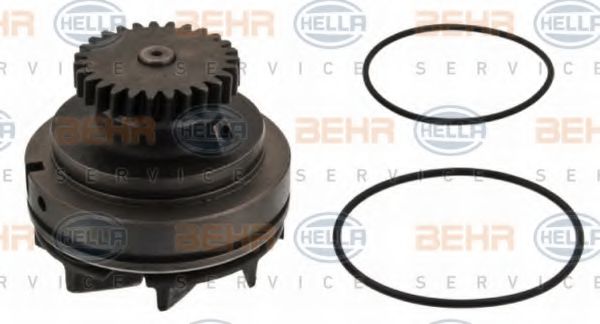8MP 376 809-144 BEHR+HELLA+SERVICE Cooling System Water Pump