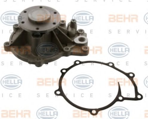 8MP 376 809-314 BEHR+HELLA+SERVICE Cooling System Water Pump