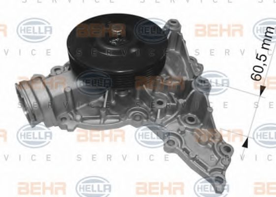 8MP 376 888-584 BEHR+HELLA+SERVICE Cooling System Water Pump