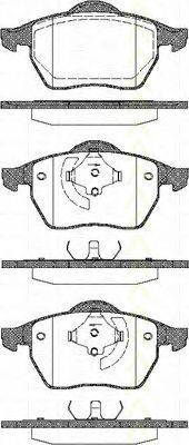 8110 29006 TRISCAN Brake System Brake Pad Set, disc brake