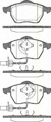 8110 29016 TRISCAN Brake Pad Set, disc brake