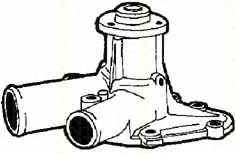 8600 12915 TRISCAN Cooling System Water Pump