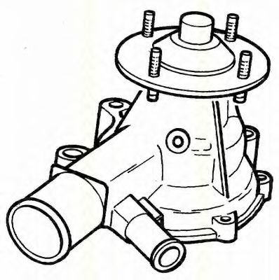 8600 13129 TRISCAN Cooling System Water Pump