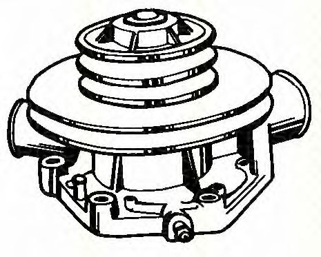 8600 38411 TRISCAN Cooling System Water Pump