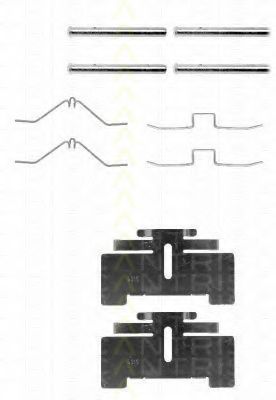 8105 101244 TRISCAN Accessory Kit, disc brake pads