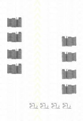 8105 131624 TRISCAN Accessory Kit, disc brake pads