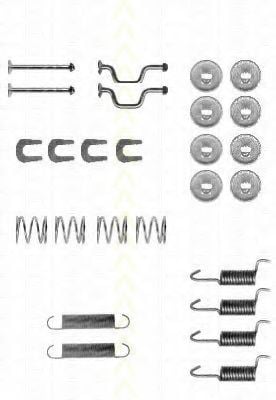 8105 132589 TRISCAN Accessory Kit, parking brake shoes
