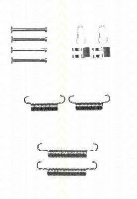 8105 152560 TRISCAN Accessory Kit, parking brake shoes